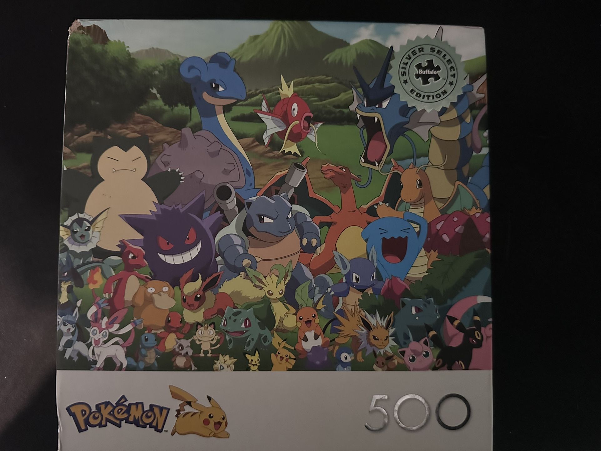 Buffalo Games Silver Select Pokemon's Favorite Group 500-Piece Interlocking Jigsaw Puzzle for Adults Ages 14+