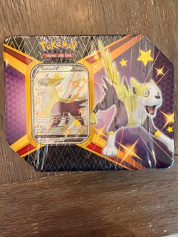 Shinning Fates V tin - Boltund V pokemon tin