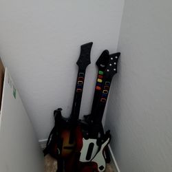 3 Guitar Hero Guitars For Wii