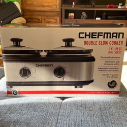 Chefman Double Slow Cooker