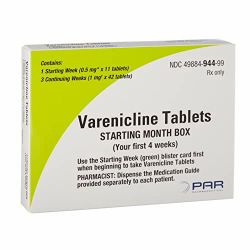 Varenicline Starting Month, 1MG Pack