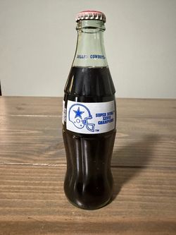 🏈 Dallas Cowboys Super Bowl XXVII Champions Coca-Cola Bottle