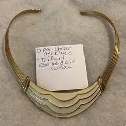 vintage Trifari Open Choker Necklace