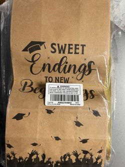 Graduation Cookie Bags 48 Count