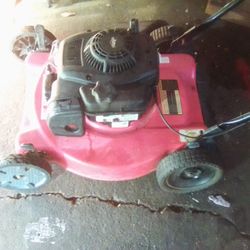 Red And Black Murray 21' Push Mower 