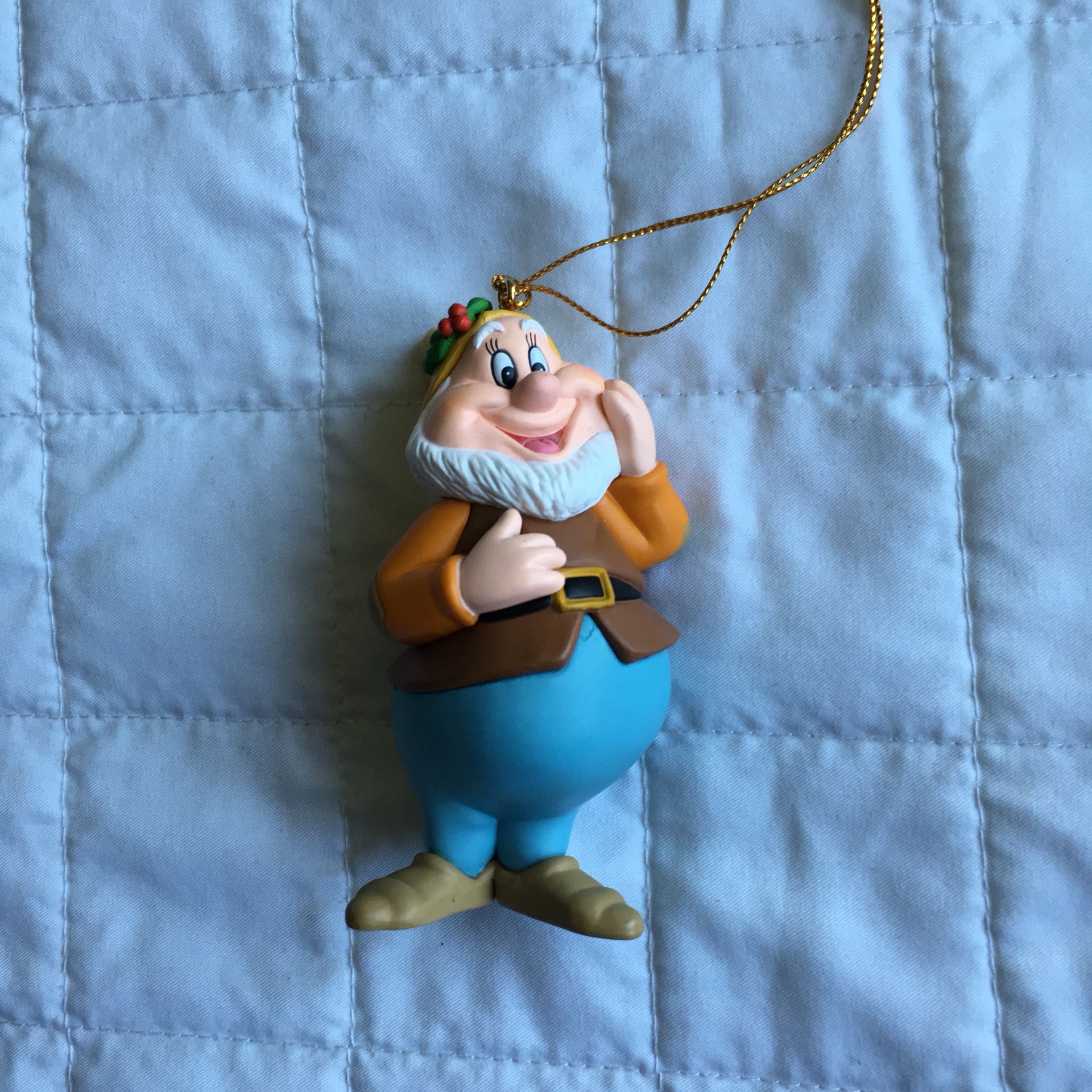 Disney “Happy” dwarf Snow White ornament