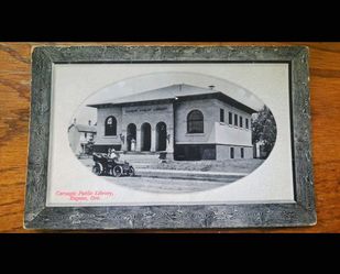 Eugene Oregon RPPC Carnegie public library early 1920s (lot of 2).