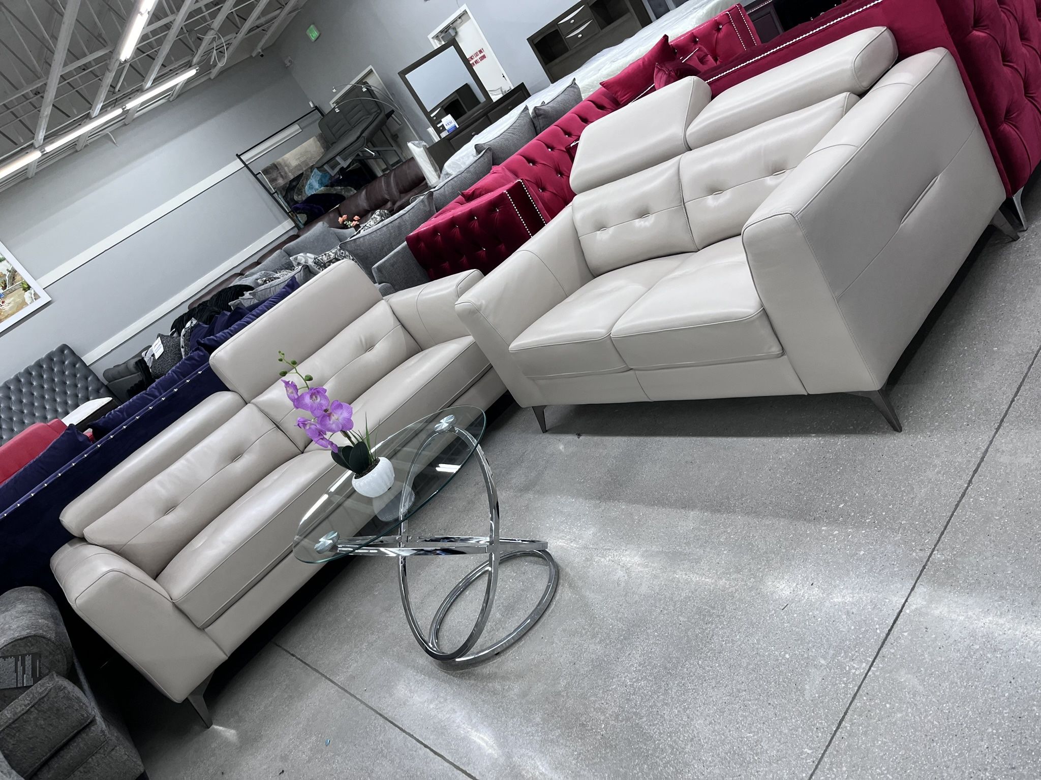 Power Recliner Sofa Set ✨ Adjustable Headrest ✨