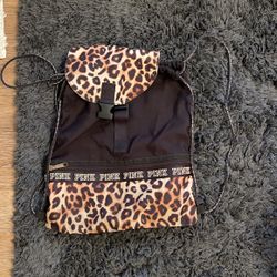 Vs Pink Drawstring Backpack 