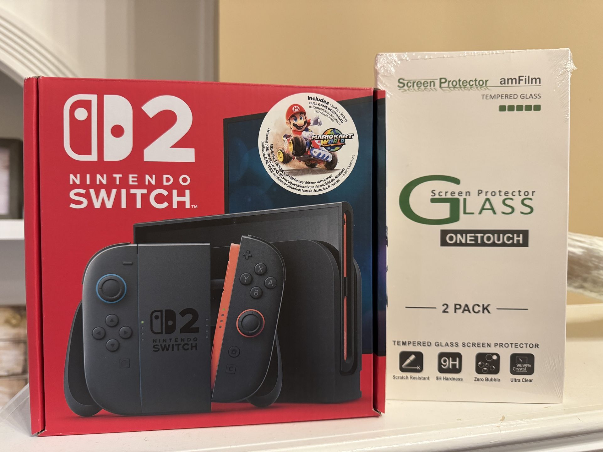 Nintendo Switch 2 Bundle with Screen Protector
