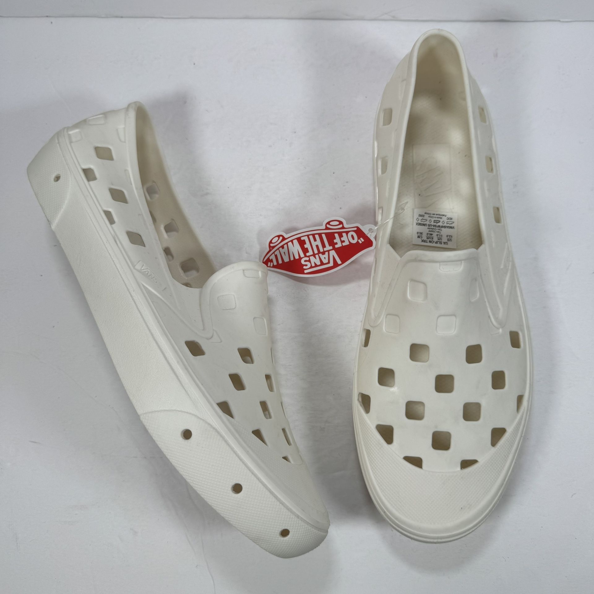 Vans Slip On TRK Marshmallow White Sneakers Water Shoes Men
