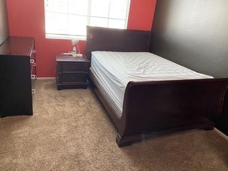 Check out this 3pc Queen Rustic Farm Bedroom Set(mattress not included) I'm selling for $320 on OfferUp.