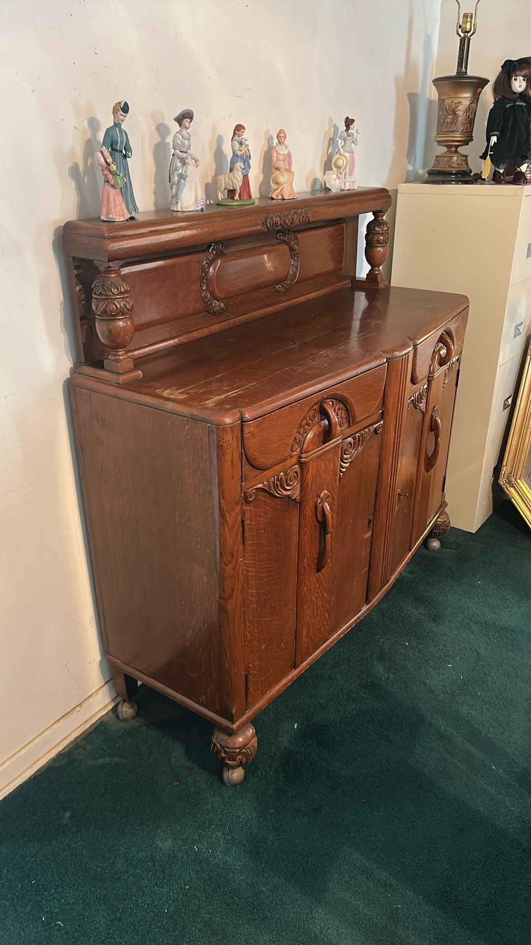 Antique Buffet Table