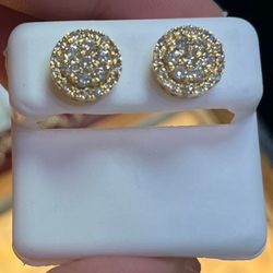 Diamond Cluster Earrings 