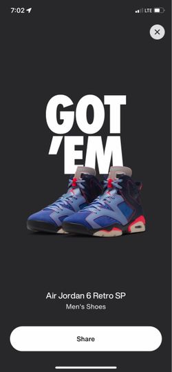 Jordan 6 awake ny midnight navy size 11