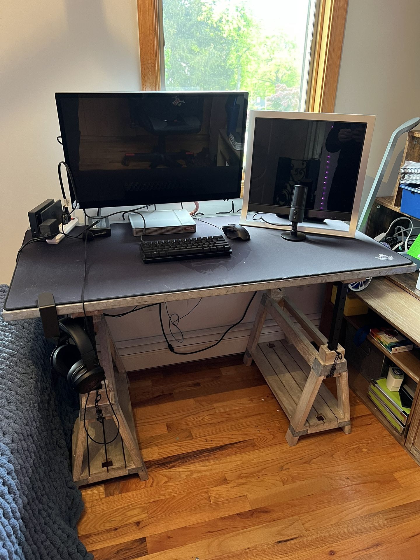 Desk With A Chair