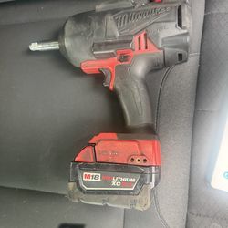 Milwaukee M18 18-Volt Lithium-lon Brushless 1/2 in. High Torque Impact Wrench with Friction Ring