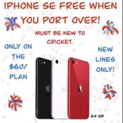 Switch To Cricket Today! iPhone SE Flash Sale!*