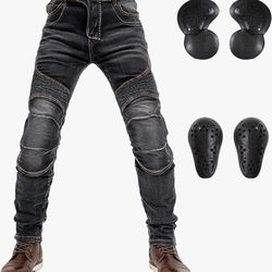 Mens Armored Motorbike Jeans - Size 36 Reg