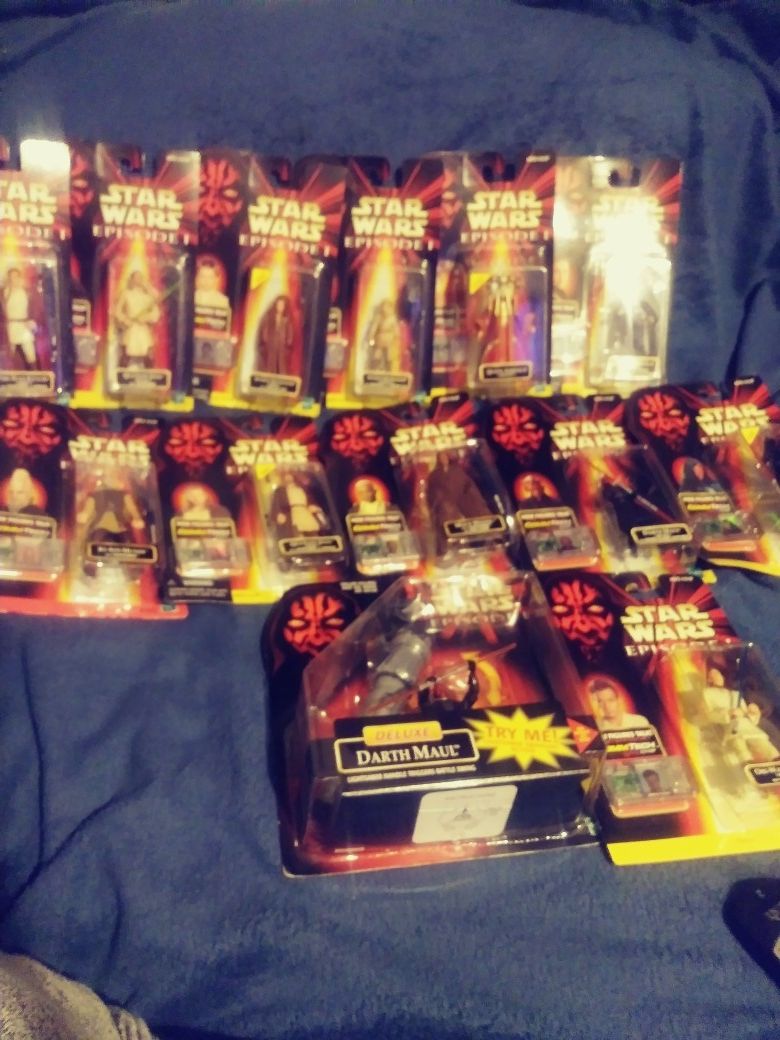 Star Wars episode 1 action figures