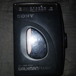 Sony Walkman  Cassette  And Radio Player
