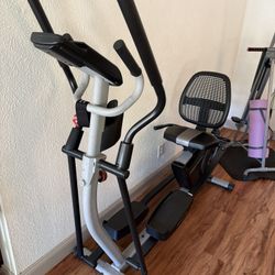 Hybrid Elliptical & Recumbent Bicycle