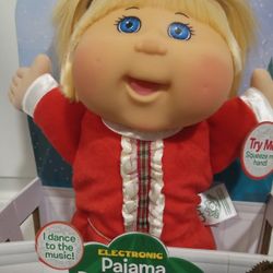  
Cabbage Patch Kids Doll Electronic Christmas Pajama Dancing Girl

