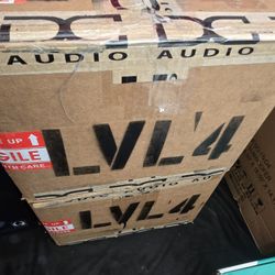 Two DC AUDIO Level 4  12 Inch Subs