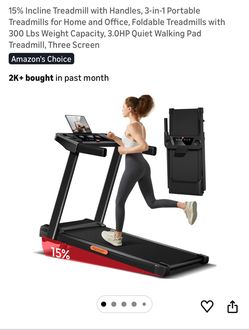 Apartment size treadmill