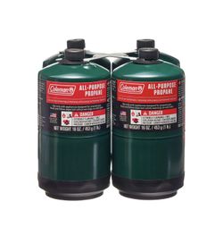 Coleman All Purpose Propane Gas Cylinder 16 oz,