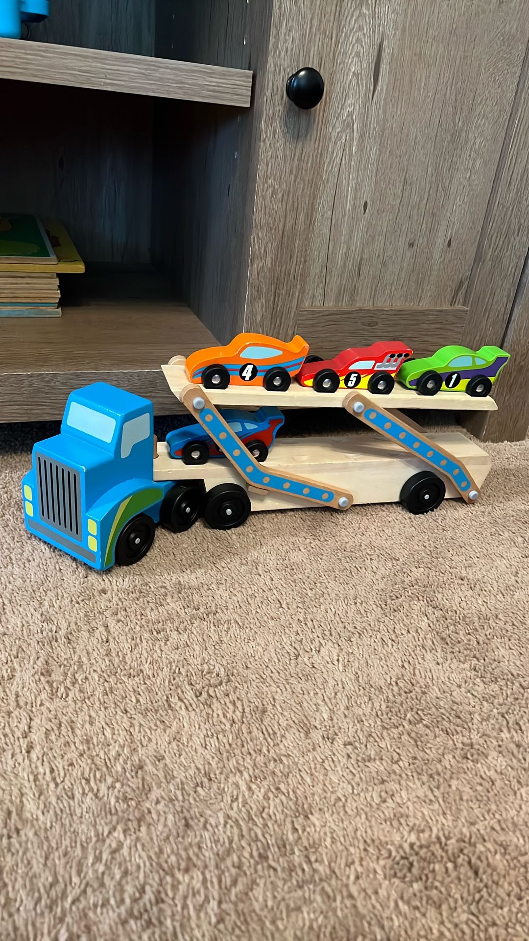 Melissa & Doug Mega Race Car Carrier