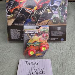 Monster JAM Series 45 Pixel Punks Dragon 