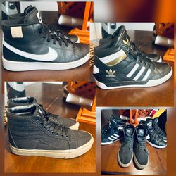 (3) Nike, Adidas, Vans Shoes all fit Women’s Size 8 / Youth Size 6.5