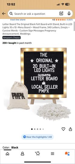 Letter board