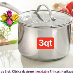 OLLA DE 3 QT DE PRINCESS HOUSE 🌼🌼🌼