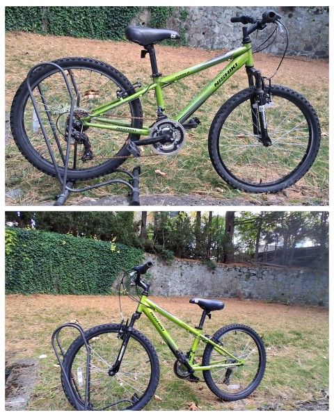 nishiki moutain bike 24 inch rims$88