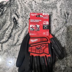 X-Large Red Nitrile Level 3 Cut Resistant Impact Gloves