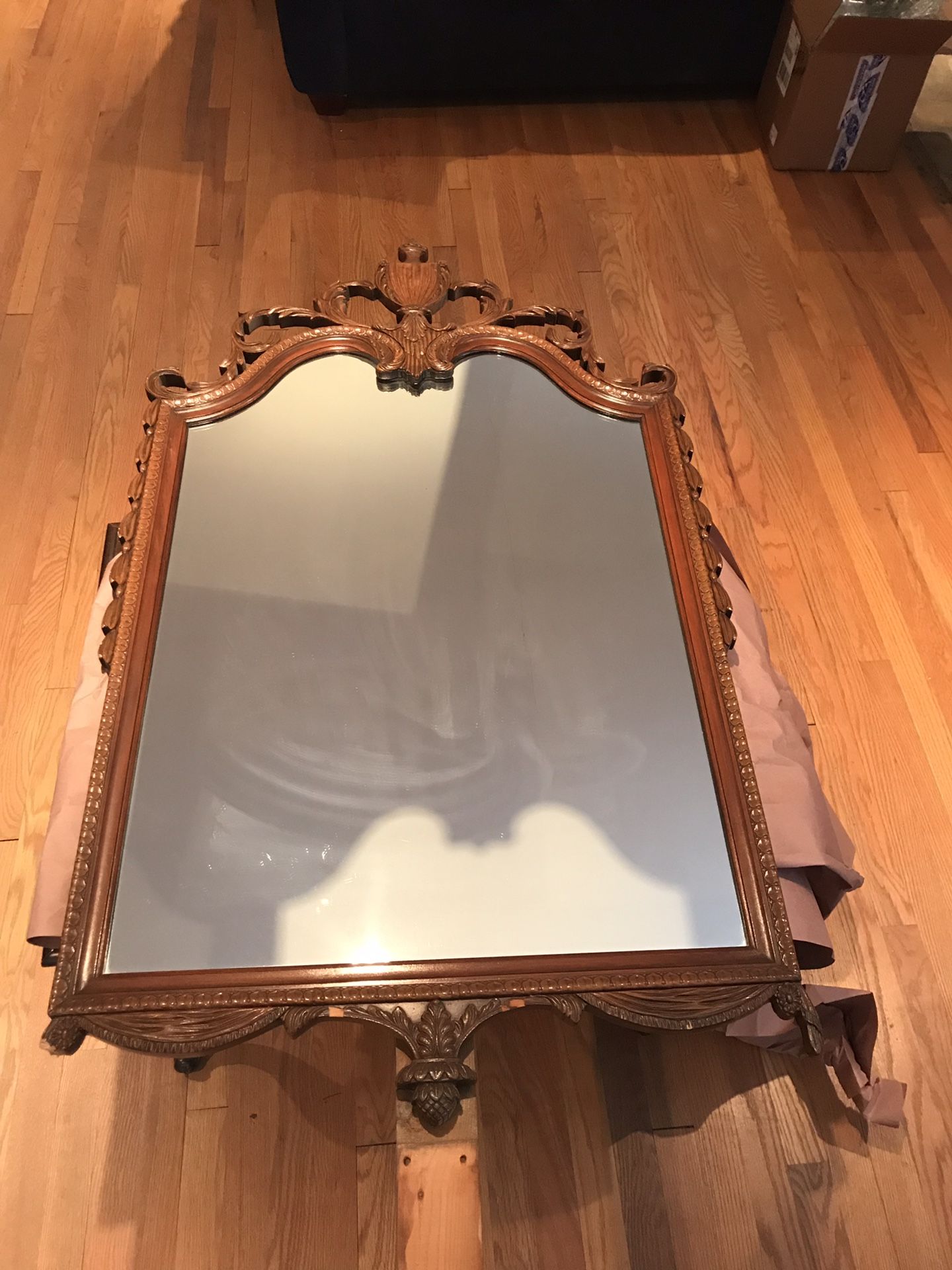 Vintage Mirror with wooden frame