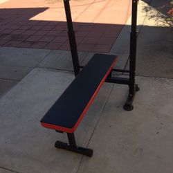 Fitness Barbell Rack And Weight Bench For Home, Gym With Dumbell Set Adjustable Weight To 88Lbs