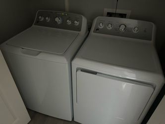 GE washer and dryer