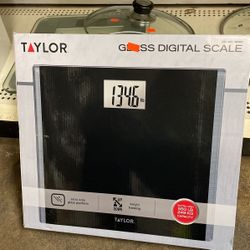 Taylor Glass Digital Bath Scale
