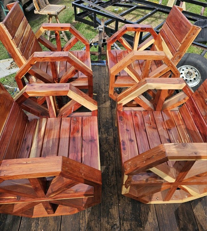 Red Cedar Patio Chairs