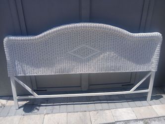 King Wicker Headboard