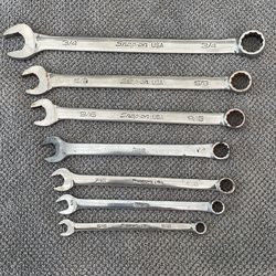 Snap-on Wrench Ser  3/4- 5/8- 9/16- 1/2- 7/16- 3/8- 5/16