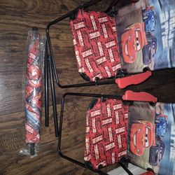 Kid's Beach Chairs Set Of 2 With Umbrella Brand New
