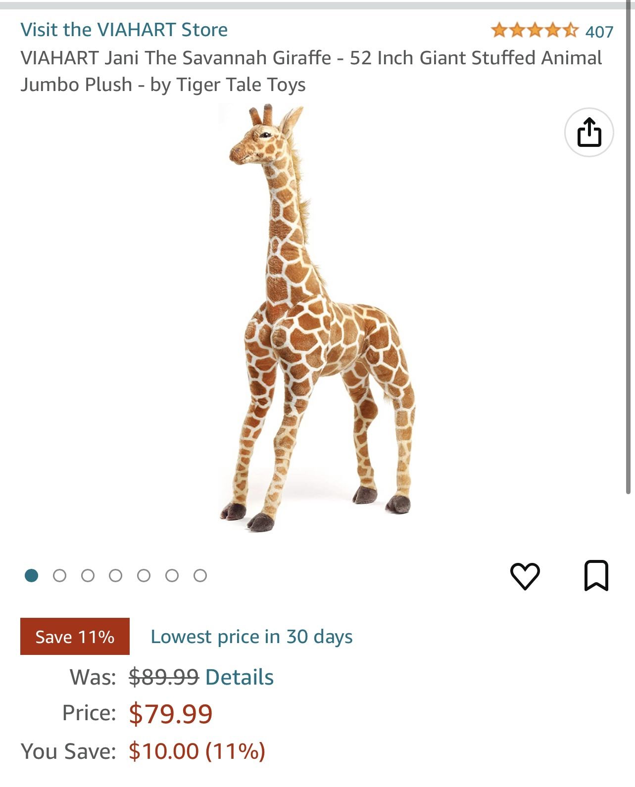 Giant Jumbo Plush Giraffe And Zebra Combo 