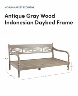 World Market - Indonesian Day Bed