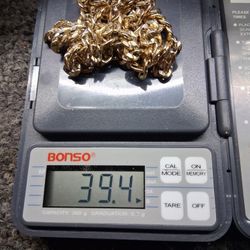 14k  SOLID GOLD 26 Inch Curb Chain 