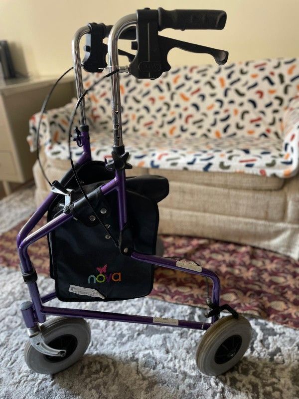 Foldable 3-wheel Walker Like New