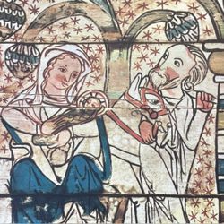 FLIGHT INTO EGYPT Vintage Norway Norwegian Antique Fine Art Print Stave Church Collectible Original Poster Italy Printed